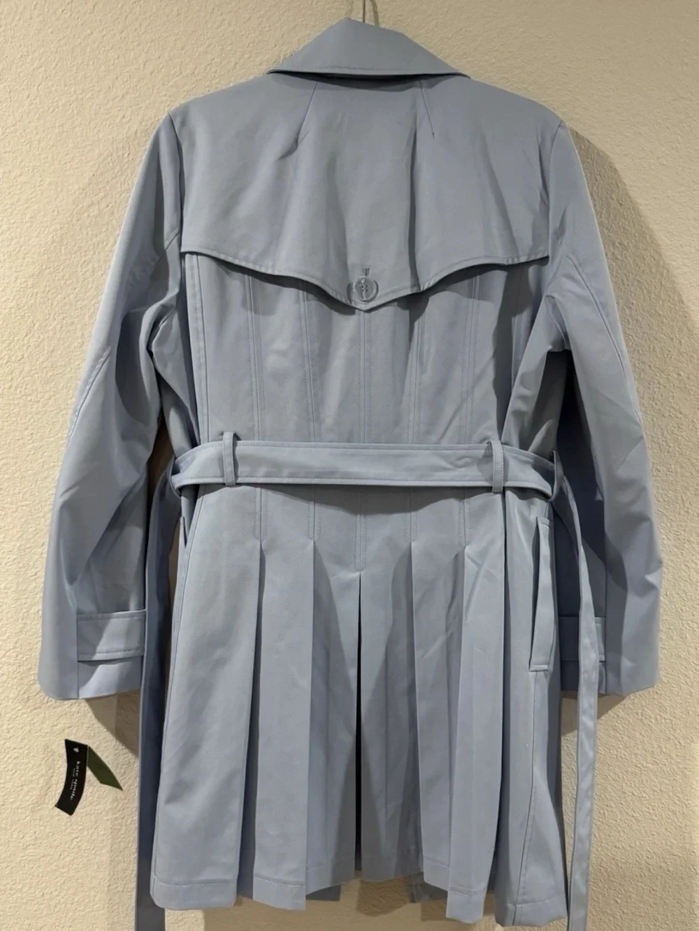 Kate Spade Pleat Back Trench Coat